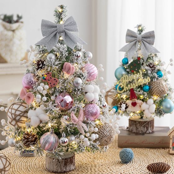 クリスマスミニツリー LEDツリー 45cm 卓上 玄関 おしゃれ